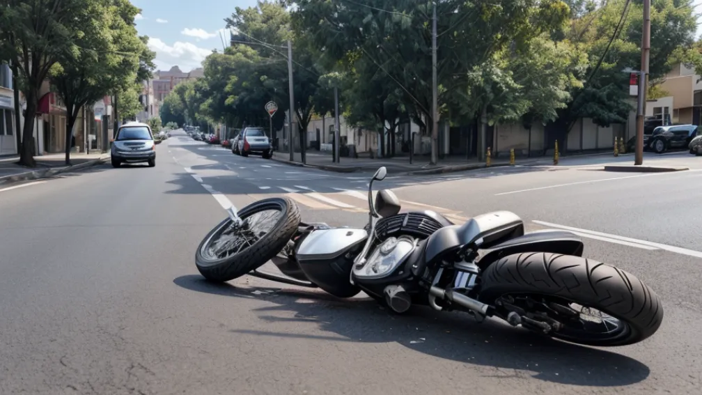 Cursant la școala de șoferi moto a căzut în timpul exercițiilor în Germania