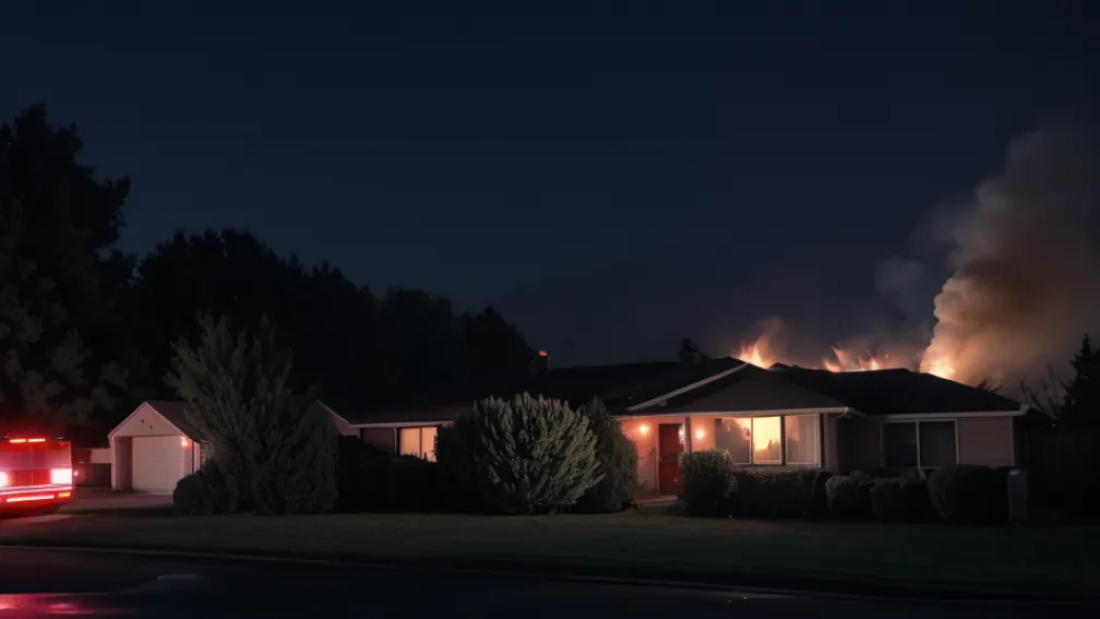 Incendiu devastator în Germania: Casă nelocuibilă din cauza unei defecțiuni la încălzirea pe gaz, cinci persoane afectate