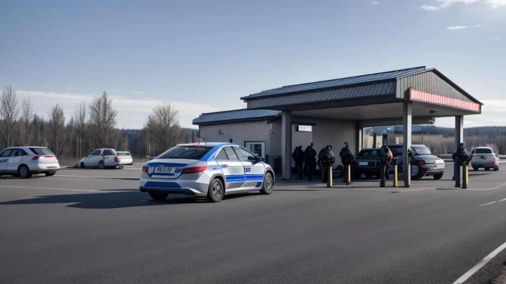 Poliția din Germania a oprit o mașină cu adolescenți suedezi căutați internațional