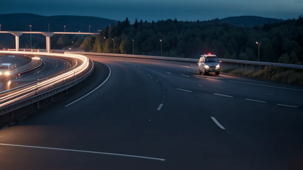 Șofer albanez drogat și cu acte false, prins pe autostrada A5 din Germania