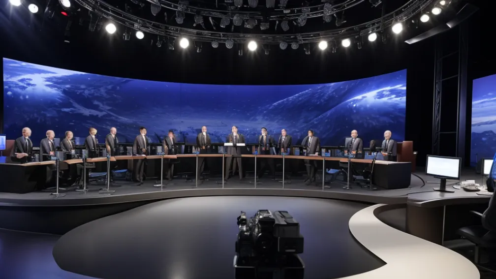 I s-a rupt apa în direct la TV: Prezentatoarea a continuat să prezinte emisiunea matinală