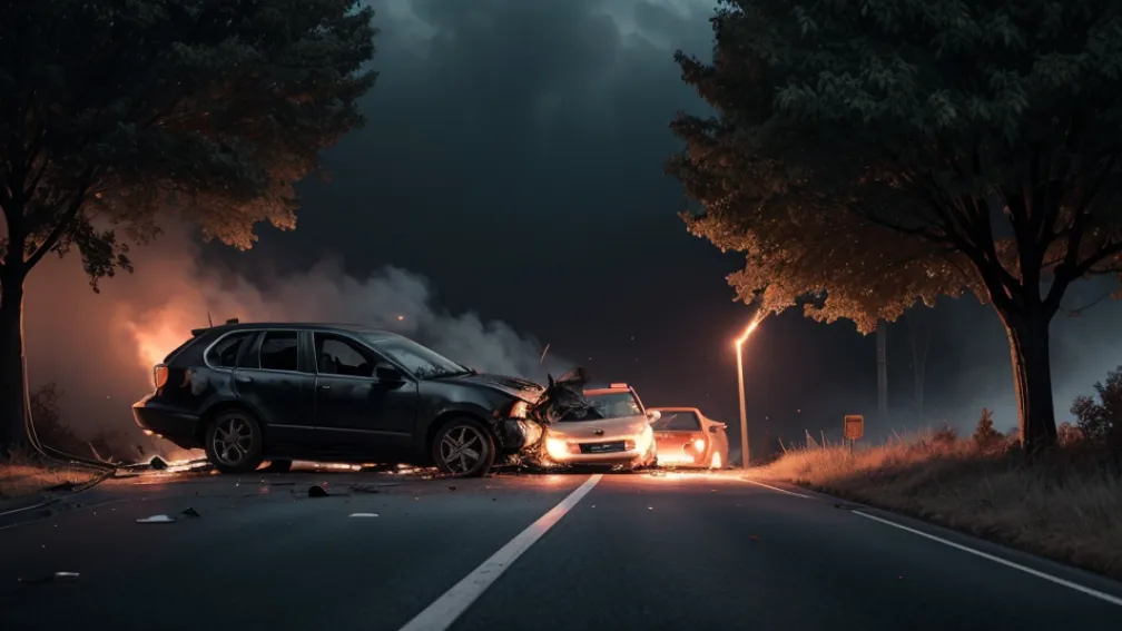 Tragedie în Germania: Un adolescent a ars de viu într-un VW Golf de 333 CP după un accident cumplit
