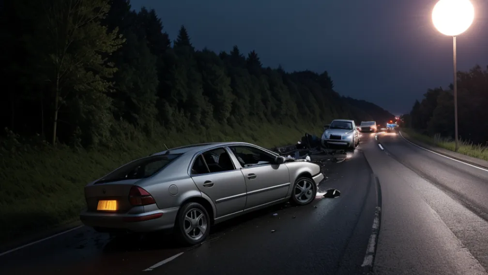 Accident grav în Titisee-Neustadt: Șofer de 18 ani, răsturnat cu mașina