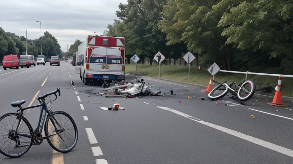Biciclistă rănită grav într-un accident în zona portului din Freiburg