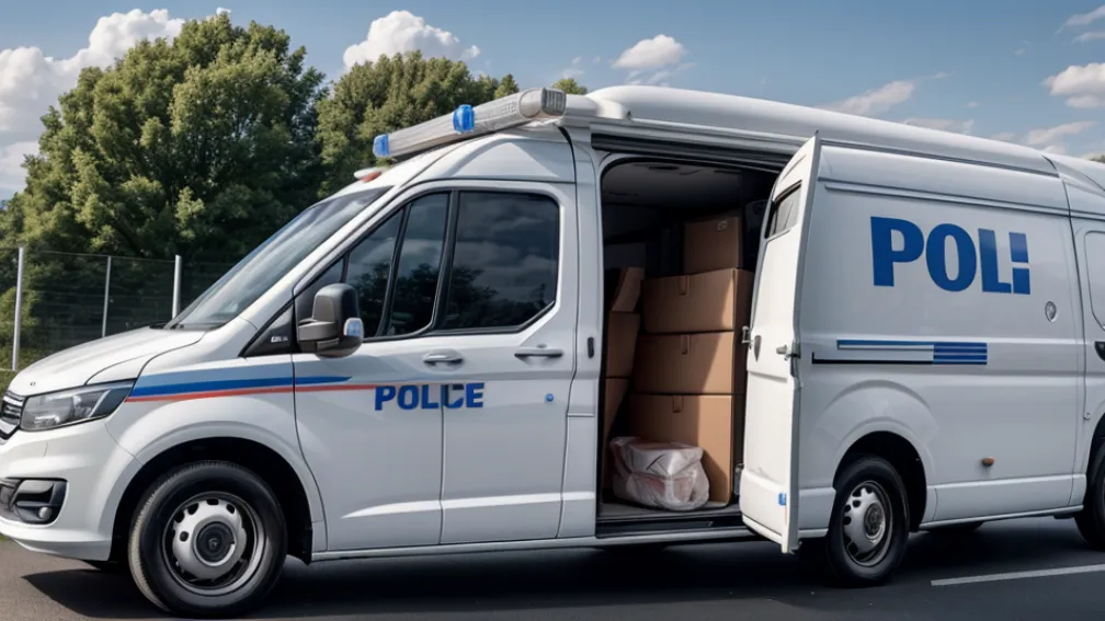 Captură uriașă de canabis pe autostrada A43 din Germania: peste 300 kg găsite într-o autoutilitară