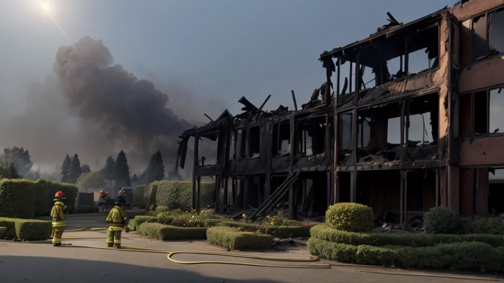 Incendiu la un club de grădinari lângă Lübeck: Clădirea, distrusă de o torță cu gaz