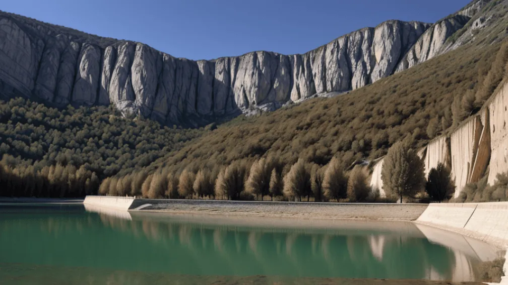 Baraj în Italia: Scurgere masivă de 15.000 de litri pe secundă, nivelul apei scade rapid