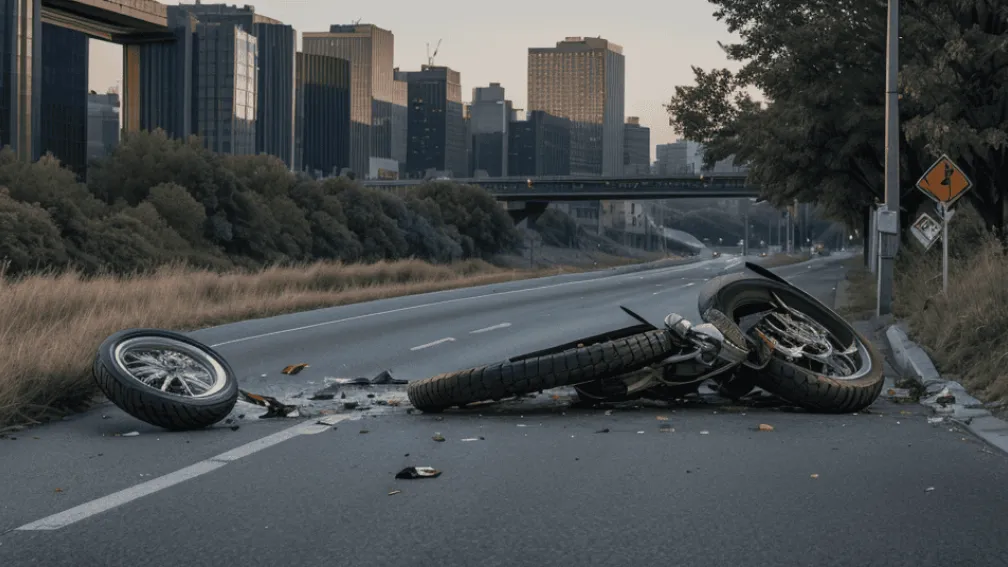 Accident Grav la Frankfurt: Motociclist Rănit Serios pe Untermainkai