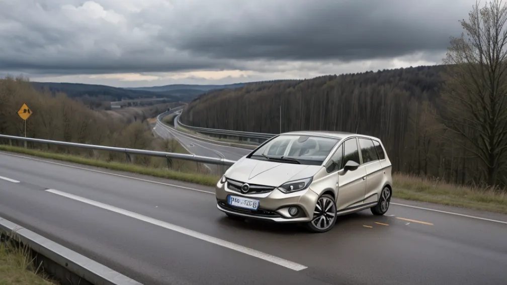 Accident rutier în Germania: O șoferiță a lovit bucăți de schelă pe autostrada B9