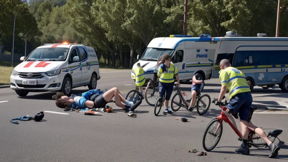 Accident în timpul antrenamentului de ciclism în Germania: Trei bicicliști răniți