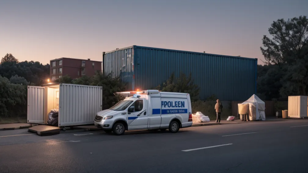 Şase persoane, prinse furând haine dintr-un container de donaţii în Reilingen