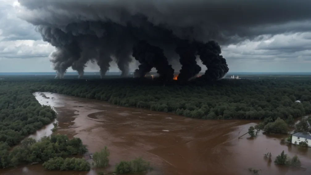 Haos în Chile după tornadă și inundații: 60.000 de oameni fără curent electric