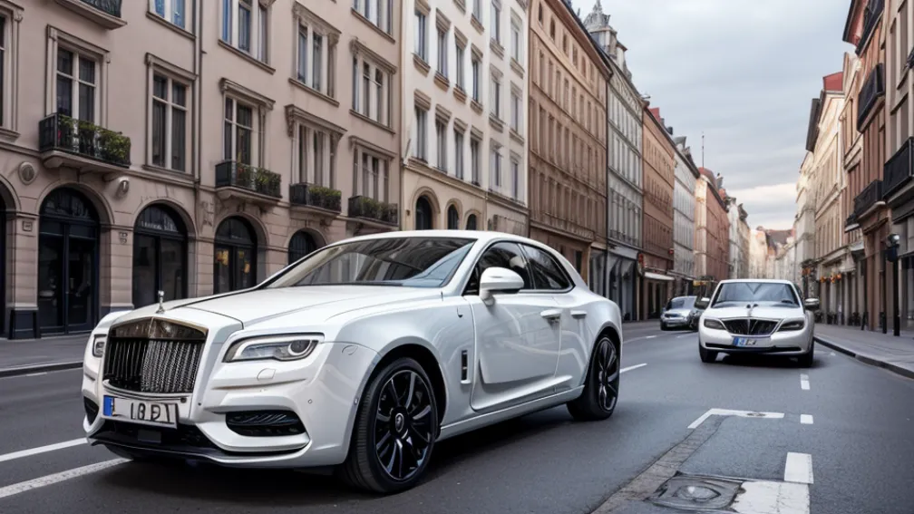 Un Rolls Royce de lux a fugit de la locul accidentului în Minden, Germania