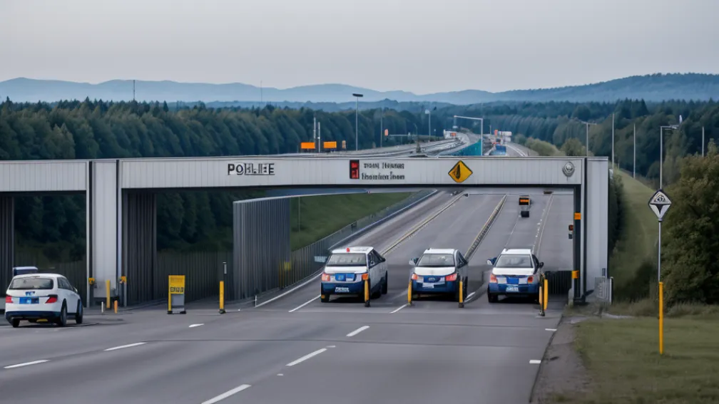 Doi români, arestați de Poliția Germană la frontieră în weekend. Cine sunt ceilalți străini reținuți