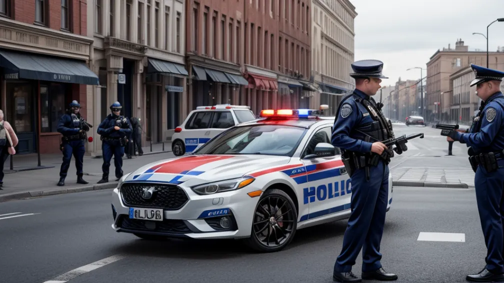 Poliția din Darmstadt a confiscat un revolver de la un bărbat