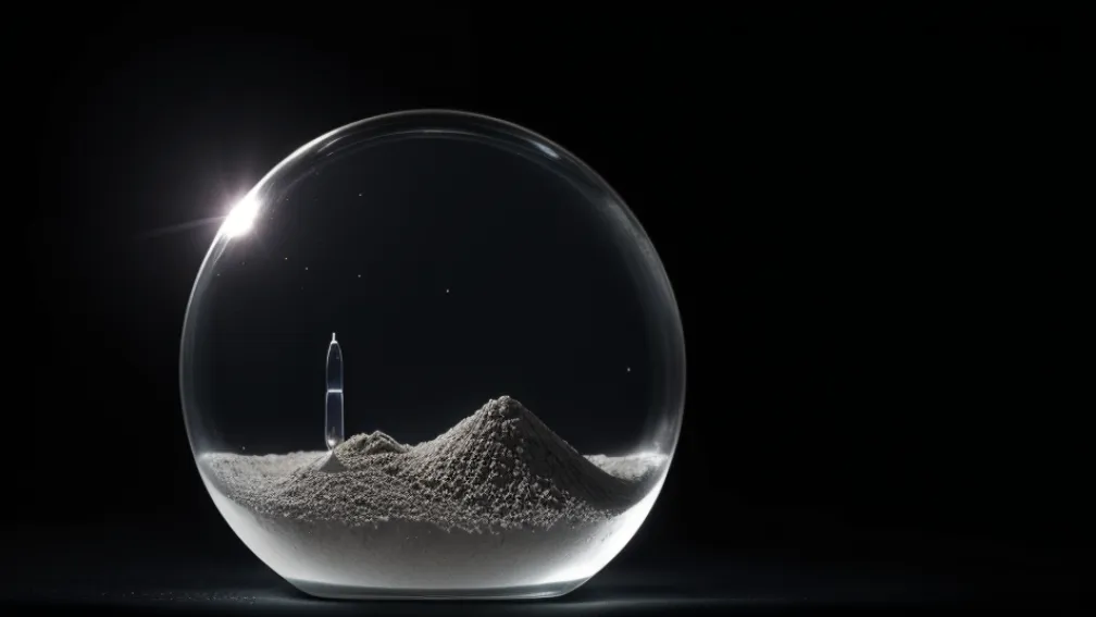 O mostră neprețuită de praf lunar, veche de 3 miliarde de ani, se păstrează la Berlin