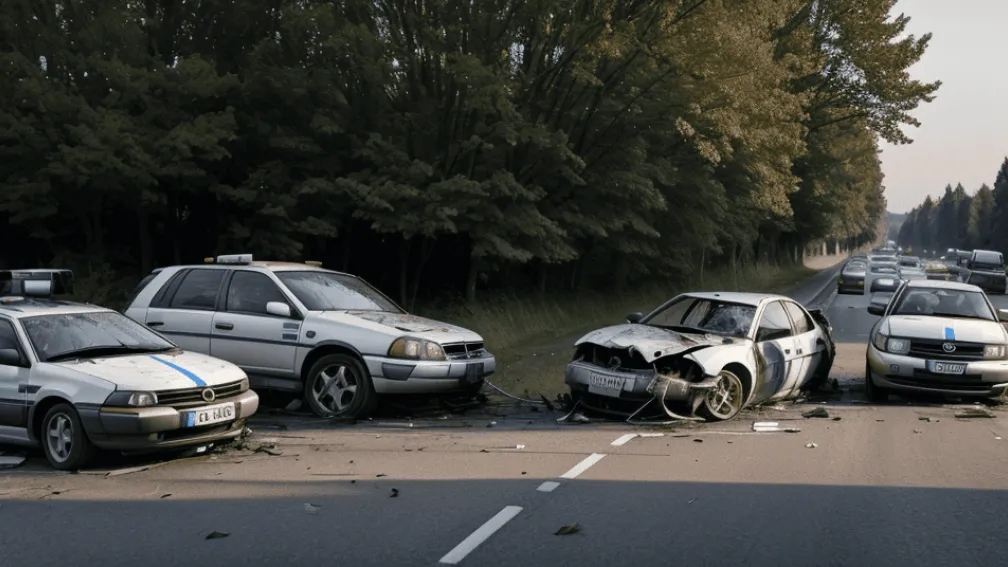 Șofer beat a provocat un accident frontal în Germania: Doi răniți grav, avea peste 2 la mie alcoolemie