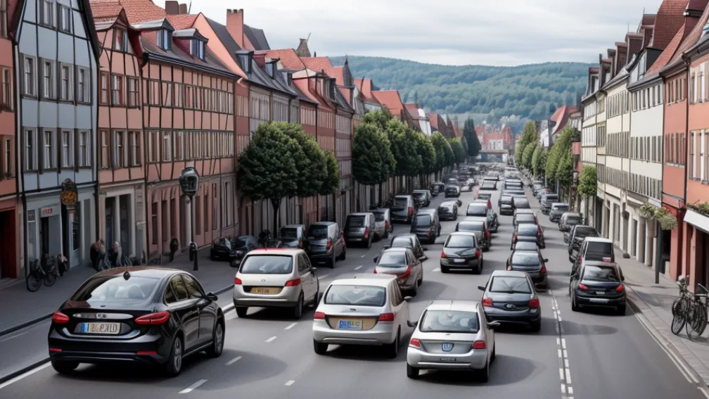 Cortegiu de nuntă a paralizat traficul pe un drum din Germania