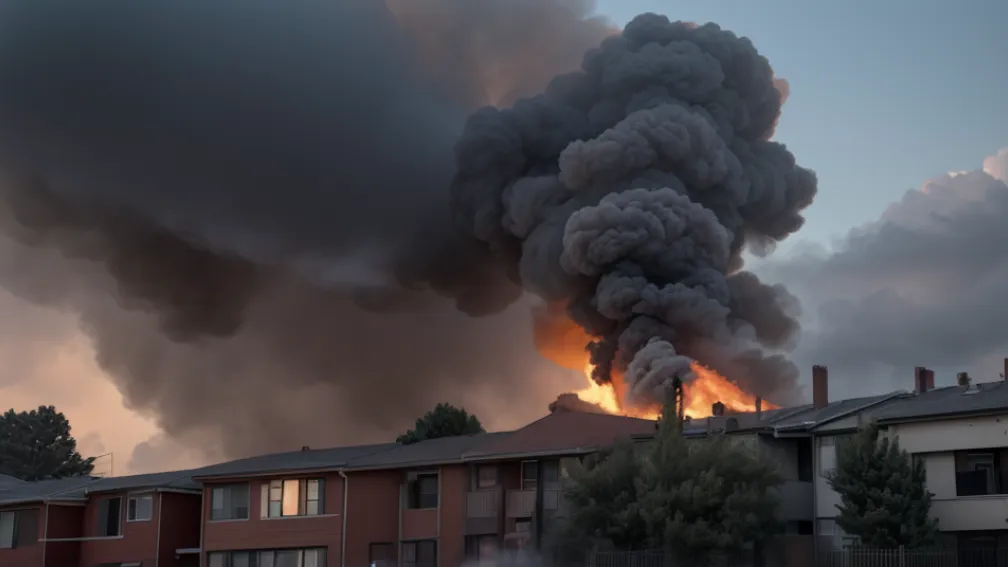 Incendiu devastator la un balcon în Ludwigshafen: Clădire declarată nelocuibilă, pagube de 100.000 de euro
