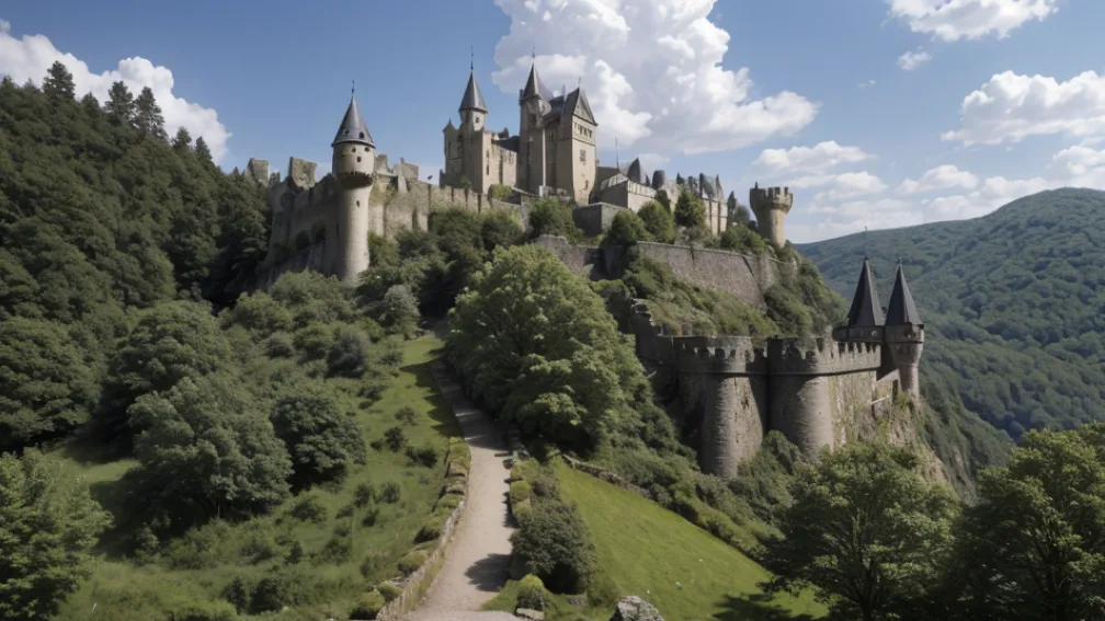 Turistă căzută de pe zidul Castelului Znojmo din Cehia: Balustrada de lemn a cedat