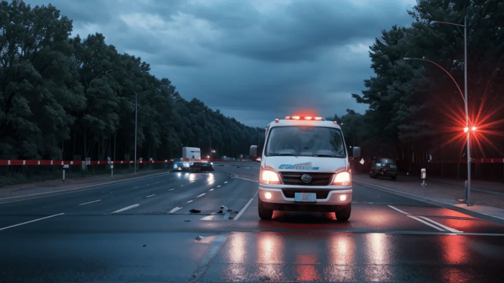 Germania: Ambulanță implicată într-un accident grav, o ciclistă este în stare critică
