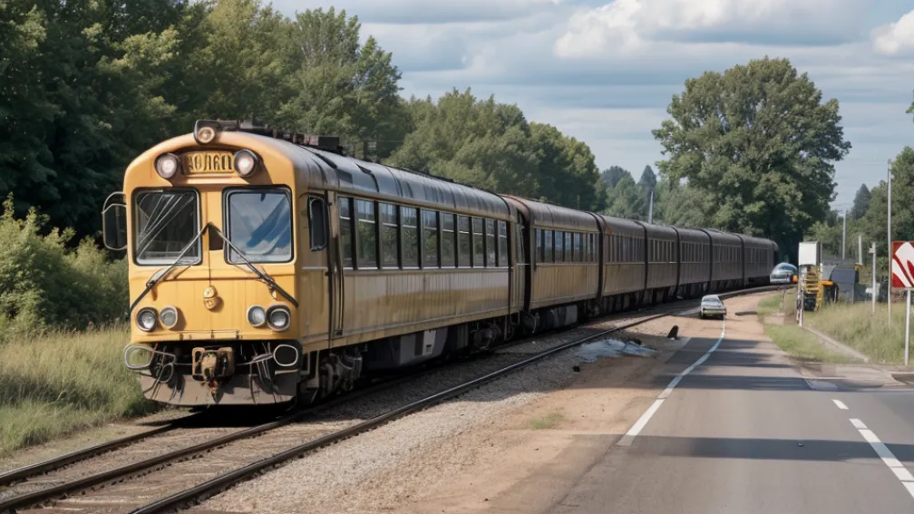 Trenul a lovit un autobuz școlar în Germania: Elevă de 16 ani, grav rănită