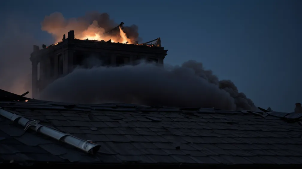 Incendiu puternic la acoperișul unei clădiri din Konstanz, Germania: Pagube de 50.000 de euro și un rănit
