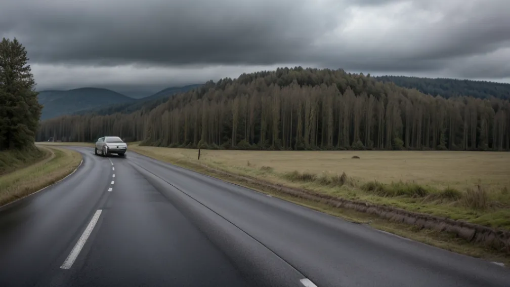 Mașină Opel a derapat în șanț în Germania: Șoferul a scăpat nevătămat