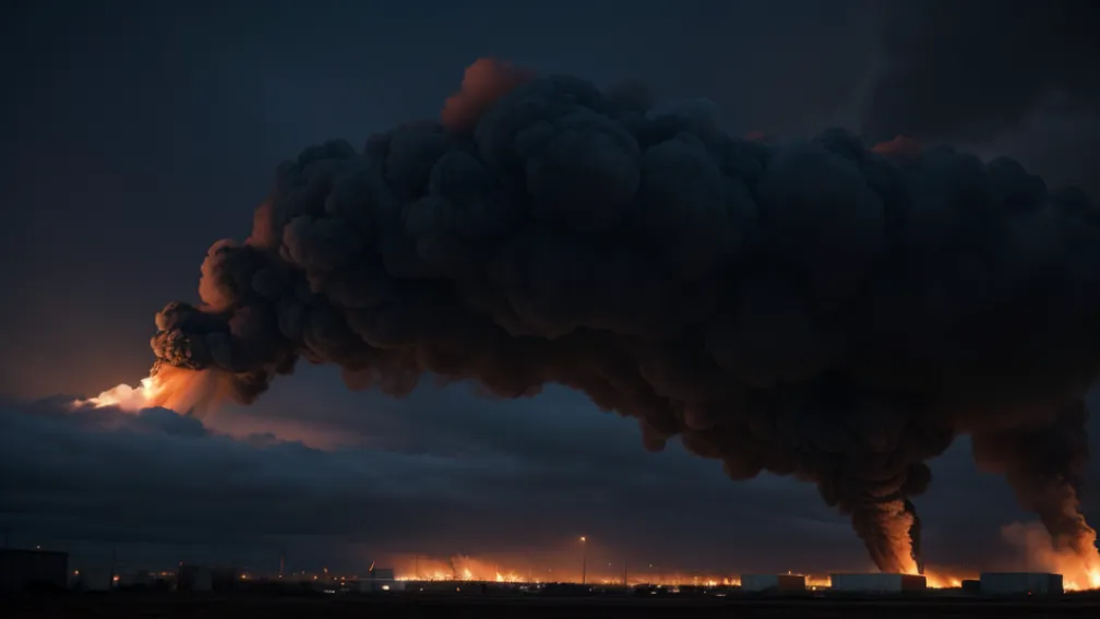 Incendiu major în Germania: O unitate de gestionare a deșeurilor în flăcări, pagube de 500.000 de euro