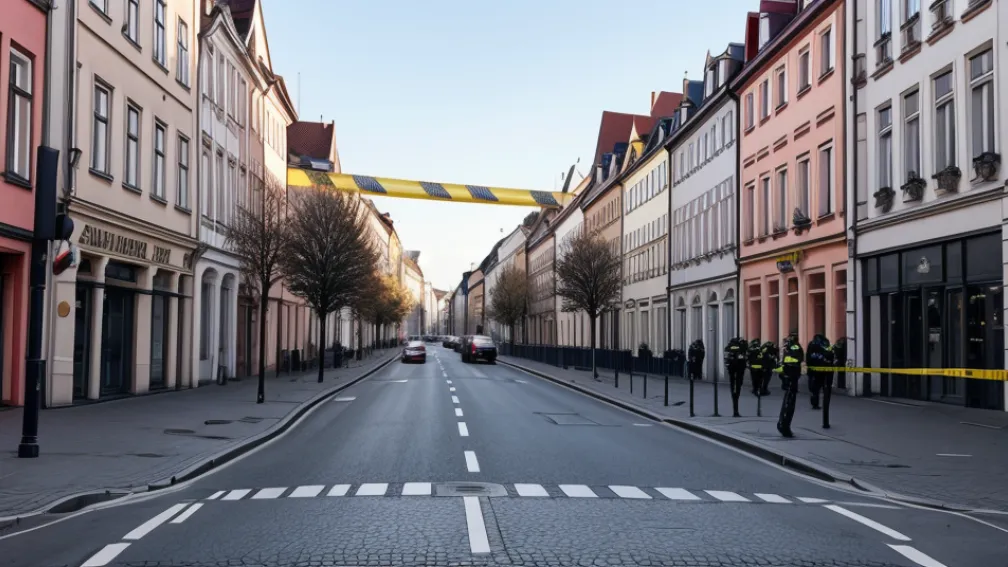 Incident cu cuțit în Bremen: Bărbat amenință ținând un copil în brațe, poliția a intervenit