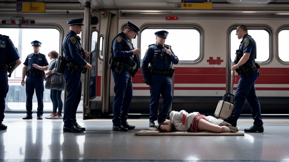 Incident în gara centrală din Hamburg: Un bărbat beat a scuipat în timpul transportului la spital