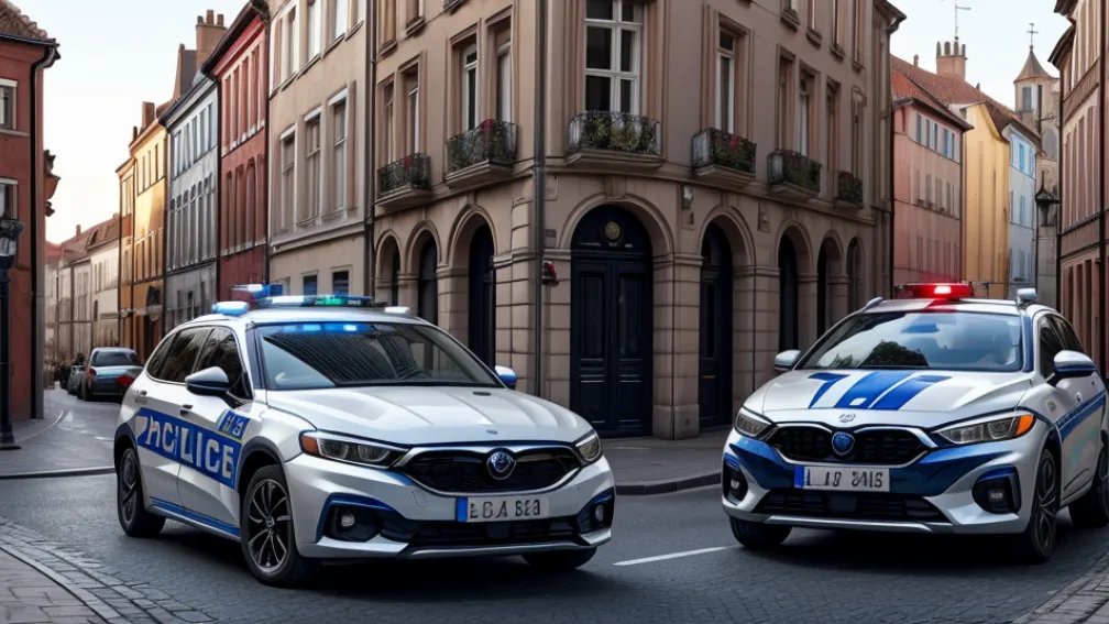 Șofer fără permis, prins în Germania: folosea numere false și conducea o mașină neînmatriculată și fără asigurare