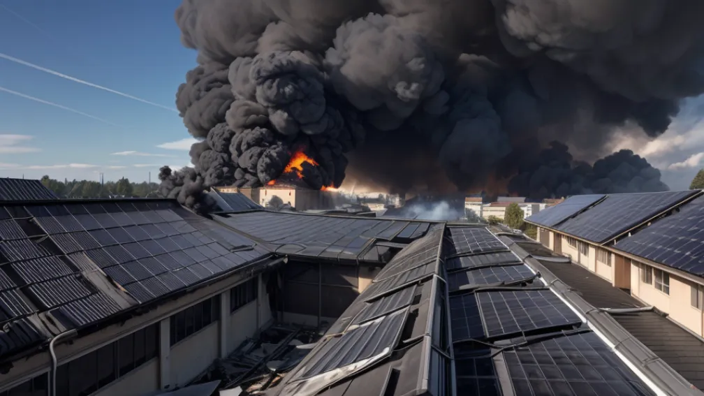 Cauza incendiului major la școala din Erkrath descoperită: Panourile fotovoltaice, suspecte?