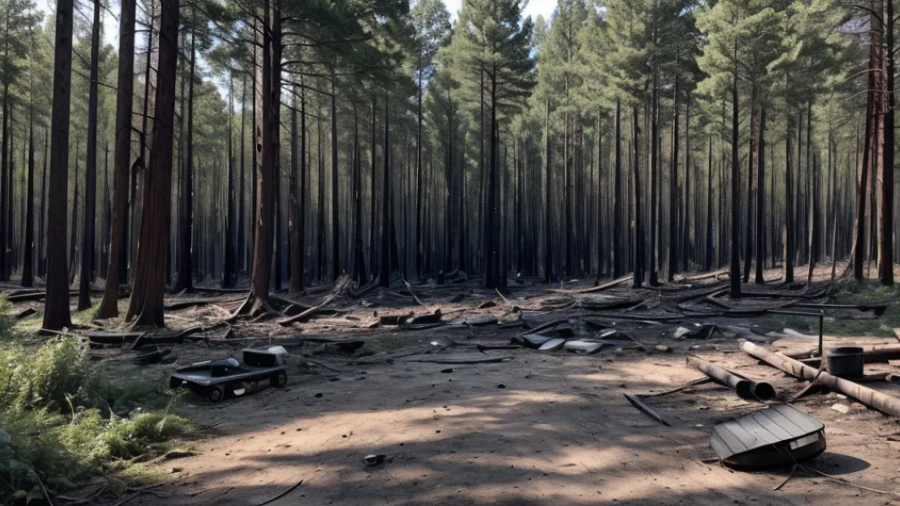 Adolescenți suspectați de incendiere: Patru tineri arestați în Germania după o serie de incendii de pădure