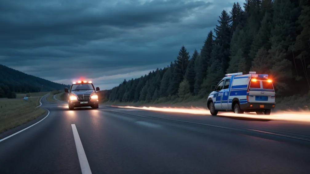 Urmărire nebună în Cehia: Motociclistul fugar fără permis a pierdut cârnații la 170 km/h