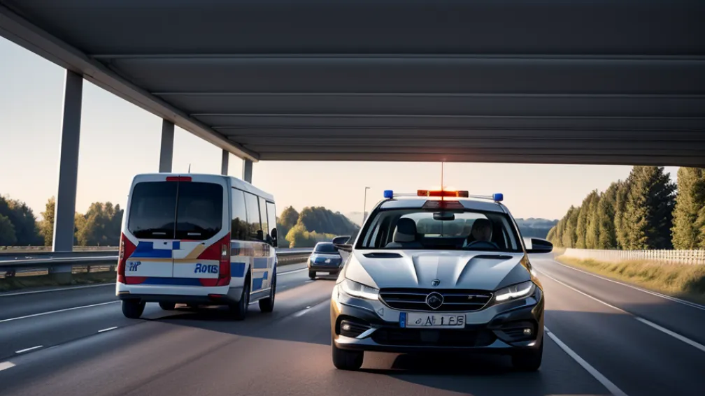 Doi șoferi, un român și un polonez, prinși de poliția germană pe A11: unul căutat pentru furt, celălalt cu droguri și fără permis