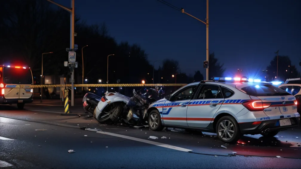 Motociclist grav rănit într-un accident la Mannheim, Germania