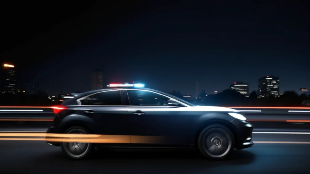 Urmărire cu viteză în Lübeck: Șoferul unui Hyundai a gonit cu 180 km/h și a fugit pe jos