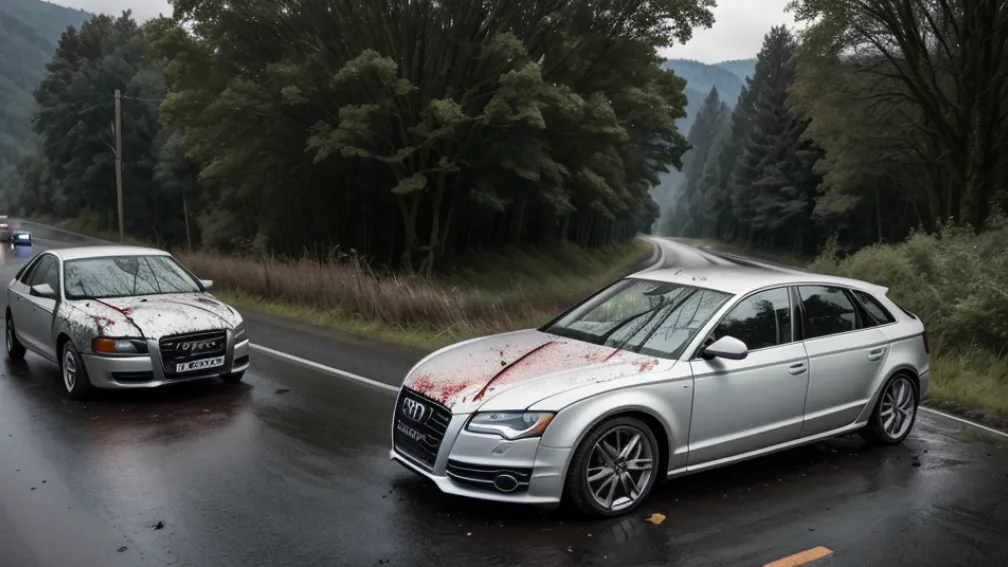 Accident grav în Germania: Motociclist rănit serios după coliziunea cu un Audi în Oberriexingen
