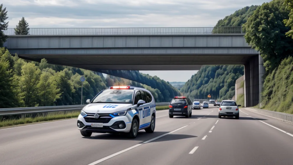 Oprită de poliție pe A27 în Germania: O șoferiță circula fără asigurare auto de luni de zile