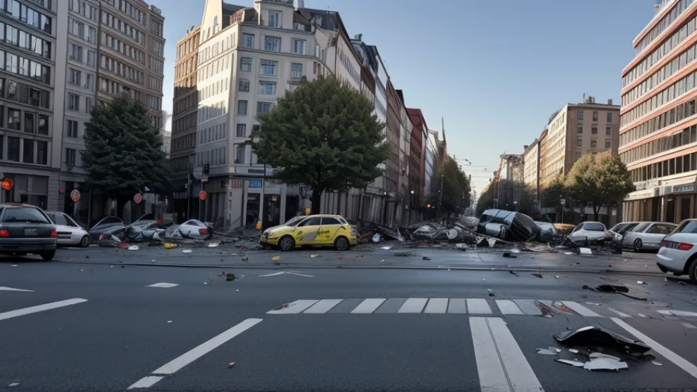 Accident grav în Osnabrück: Motociclist rănit critic după coliziunea cu o mașină