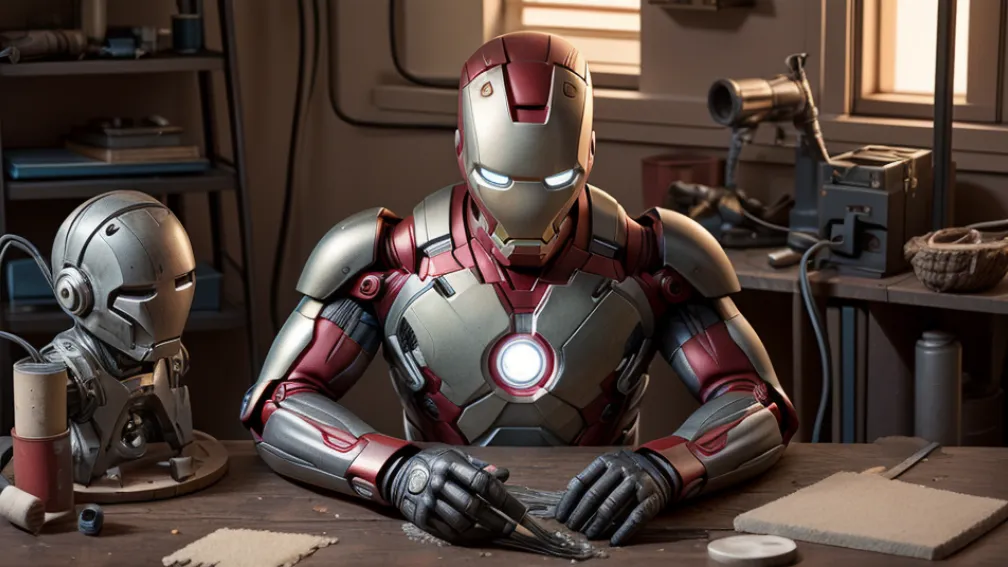 Un berlinez și-a construit un costum Iron Man cu o imprimantă 3D și a devenit "Iron Dad"