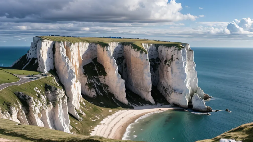 Restricții severe pentru turiști la faimoasele stânci din Étretat, Normandia, din cauza pericolului de prăbușire