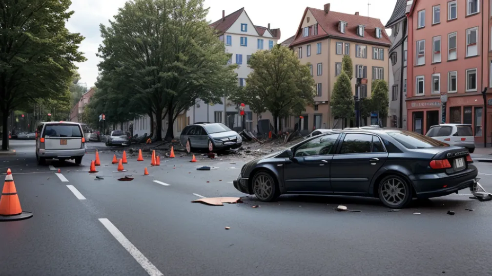 Accident grav în Speyer, Germania: Biciclist de 18 ani, rănit serios după coliziunea cu o mașină