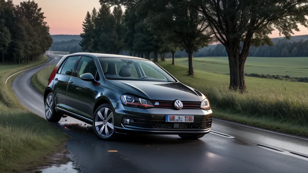 Accident grav în Germania: Şoferul unui VW Golf a adormit la volan şi s-a răsturnat lângă Ulm