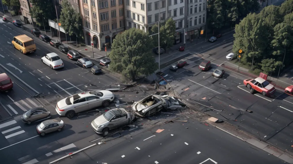 Mannheim: Adolescent de 16 ani, fără permis, a distrus mașina părinților și a fugit de la locul accidentului