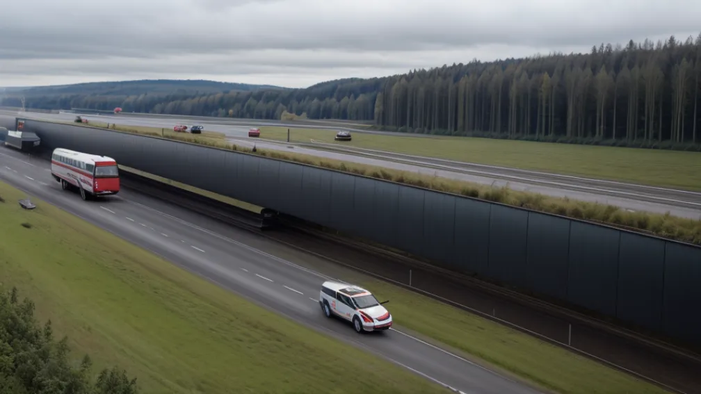 Peste 50 de elevi, blocați pe o autostradă din Germania din cauza unei defecțiuni la autocar