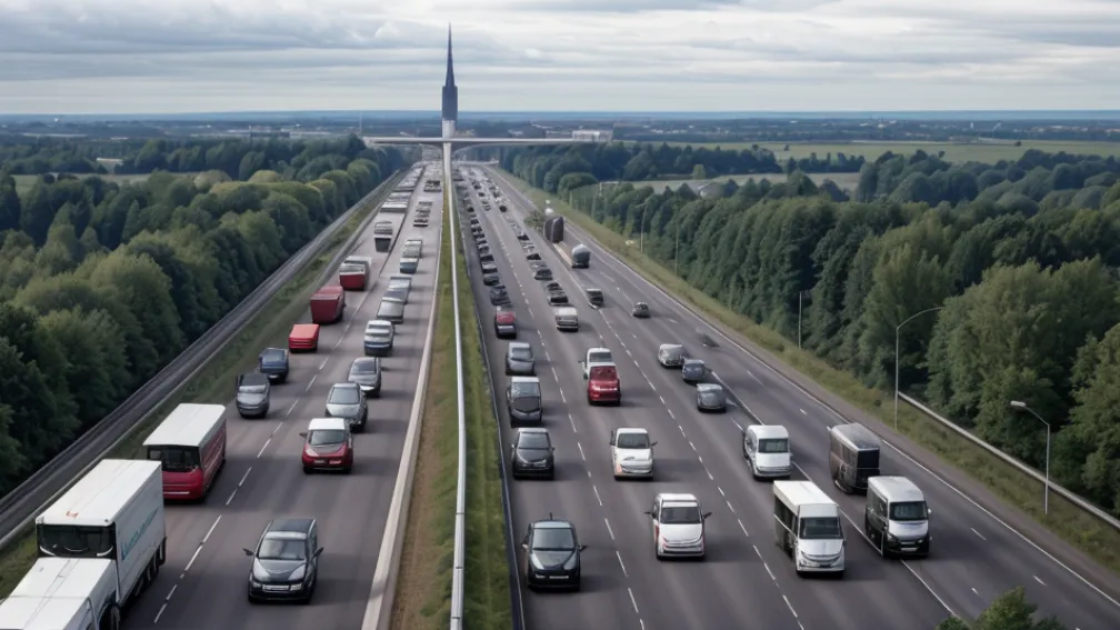 Tragedie lângă Köln, Germania: Scuterist a murit într-un carambol cu TIR și mai multe mașini