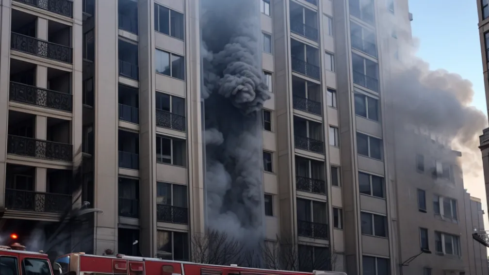 Evacuare în Karlsruhe din cauza degajării puternice de fum într-un bloc de locuințe: Poliția investighează legătura cu un incendiu anterior