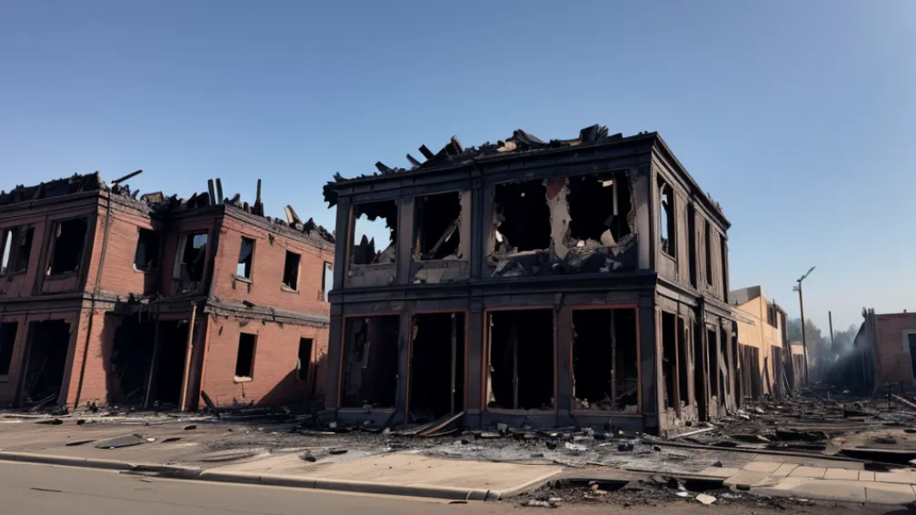 Incendiu devastator în Horn: Casă și clădire comercială distruse de flăcări, pagube de sute de mii de euro